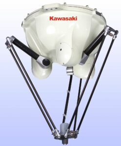 illustration d'un robot delta 3D 3axes